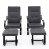 Zacharski Zestaw 2 foteli i 2 puf 304249 New