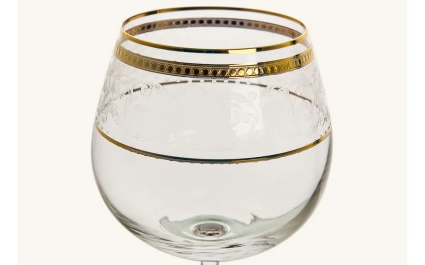 Combi dla Witeks Zestaw 6 Kieliszków do koniaku 300 ml Dolce Vita Gold Discount
