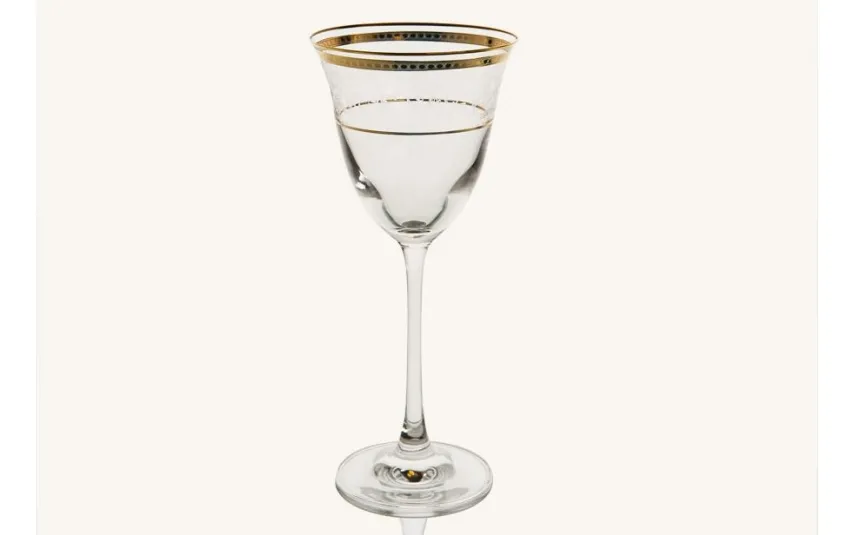 Combi dla Witeks Zestaw 6 Kieliszków do wina 190 ml Dolce Vita Gold Hot