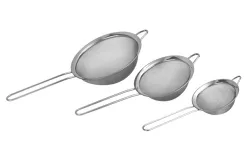 KingHoff Zestaw 3 sitek cedzakowych Ø10/14/18 cm Fashion