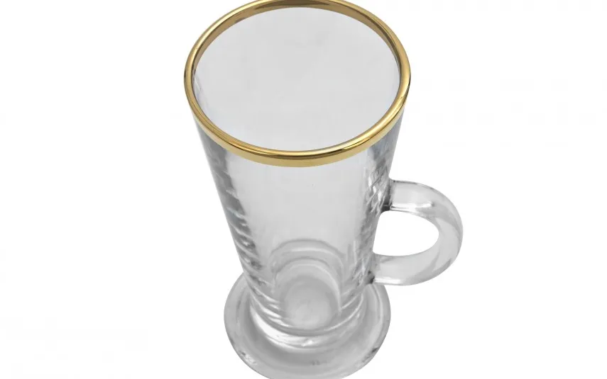 Combi dla Witeks Zestaw 2 szklanek do latte 250 ml Golden Line Fashion