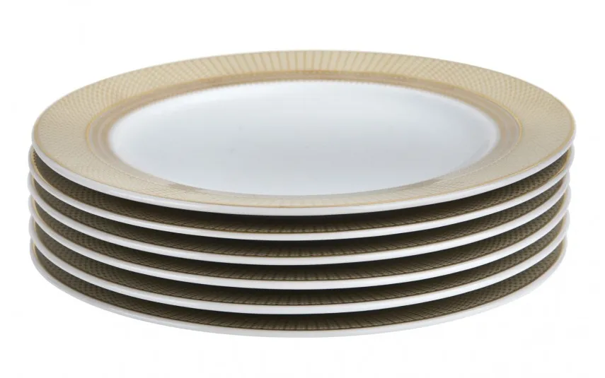 Cmielow Zestaw 6 talerzy deserowych 17 cm Amaro Gold Fashion