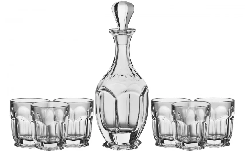 Bohemia Zestaw do whisky Karafka + 6 szklanek Safari New