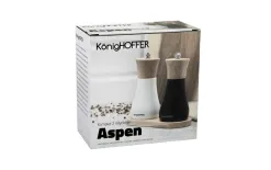 KonigHOFFER Zestaw młynków ręcznych do soli i do pieprzu Aspen Fashion