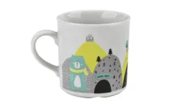 Lubiana Zestaw naczyń dla dzieci Domek misia zielony porcelanowy New