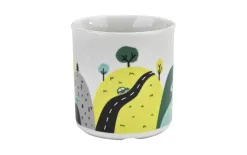 Lubiana Zestaw naczyń dla dzieci Domek misia zielony porcelanowy New