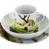 Lubiana Zestaw naczyń dla dzieci Hipopotam porcelanowy Fashion