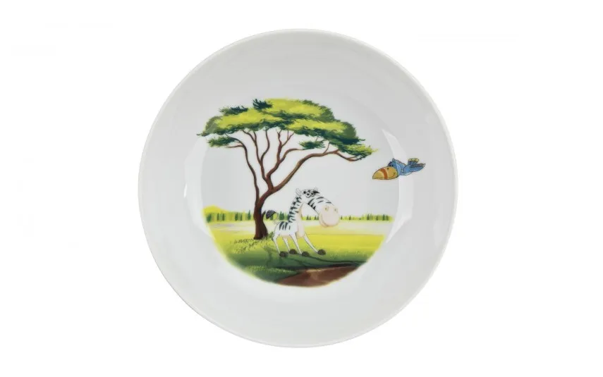 Lubiana Zestaw naczyń dla dzieci Hipopotam porcelanowy Fashion