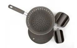 Witek Home Zestaw silikonowy z durszlakiem 4 el. Outlet
